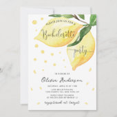 メインスクイズレモンバチェロレッテ 招待状 (正面)