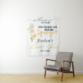 メインスクイズレモンバラブライダルシャワー背景 タペストリー (インサイチュ)