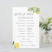 メインスクイズレモンブライダルシャワーゲーム (スタンド正面)