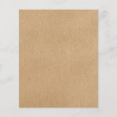 メインスクイズレモンブライダルシャワーバジェット招待状 (裏面)