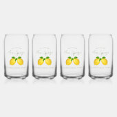 メインスクイズレモンブライダルシャワー ガラス缶 (正面)