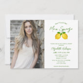 メインスクイズレモンブライダルシャワー 招待状 (正面)