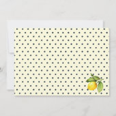 メインスクイズレモンブライダルシャワー 招待状 (裏面)