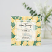 メインスクイズレモンブライダルシャワー 招待状 (スタンド正面)