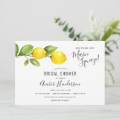 メインスクイズレモンブライダルシャワー 招待状 (スタンド正面)