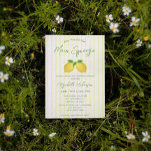 メインスクイズレモンブライダルシャワー