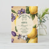 メインスクイズレモンブライダルシャワー 招待状 (スタンド正面)