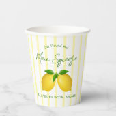 メインスクイズレモンブライダルシャワー 紙コップ (正面)