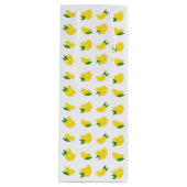 メインスクイズレモンプリントワイン抱き枕 ワインギフトバッグ (正面)