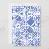 メインスクイズレモン地中海のブライダルシャワー 招待状 (裏面)