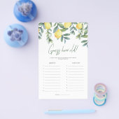 メインスクイズ新郎新婦ゲームの年齢 チラシ (シングル)