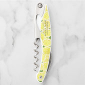 メインスクイモダンズシンプルレモンブライダルシャワー ソムリエナイフ (正面)