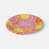 メインスクイーズのブライダルシャワー ペーパープレート (アングル)