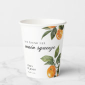 メインスクイーズのブライダルシャワー 紙コップ (裏面)