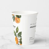 メインスクイーズのブライダルシャワー 紙コップ (右)