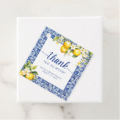 メインスクイーズのレモン ブライダルシャワー フェイバータグ (インサイチュ)