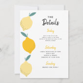 メインスクイーズの花嫁お別れパーティー招待状 招待状 (裏面)