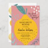 メインスクイーズの花嫁お別れパーティー招待状 招待状 (正面/裏面)