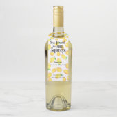 メインスクイーズを見つけた彼女のレモン ブライダルシャワー ボトルネックタグ (ボトル)