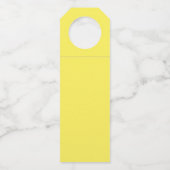 メインスクイーズを見つけた彼女のレモン ブライダルシャワー ボトルネックタグ (裏面)