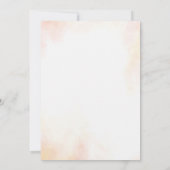 メインスクイーズオレンジフルーツベビーシャワー招待状 招待状 (裏面)