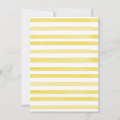 メインスクイーズフローラレモンリースブライダルシャワー 招待状 (裏面)