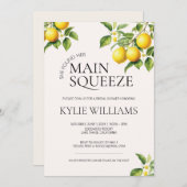 メインスクイーズブライダルシャワー招待状 招待状 (正面/裏面)