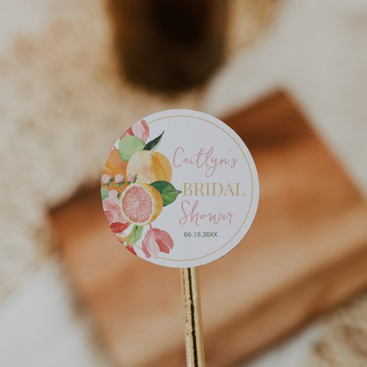 メインスクイーズブライダルシャワー ラウンドシール