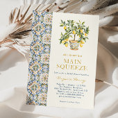 メインスクイーズブライダルシャワー 招待状