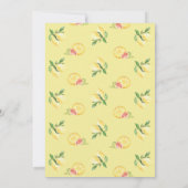 メインスクイーズレモンバチェロレッテウィークエンド招待状 招待状 (裏面)