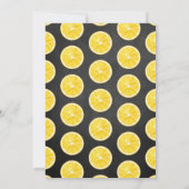 メインスクイーズレモン ブライダルシャワーが見つかった サンキューカード (裏面)