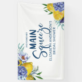 メインスクイーズレモン ブライダルシャワーが見つかった 横断幕 (縦)