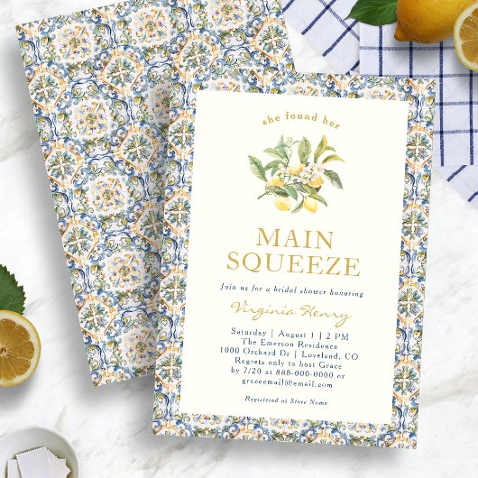 メインスクイーズ招待状 招待状