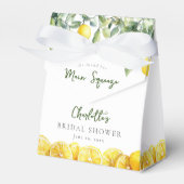 メインスクイーズ水彩レモン ブライダルシャワー フェイバーボックス (正面サイド)