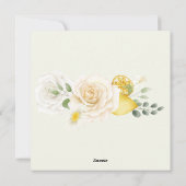 メインスクイーズ エレガント ブライダルシャワー インビテーション (裏面)