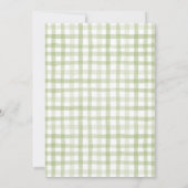 メインスクイーズ オレンジ シトラス ブライダルシャワー 招待状 (裏面)