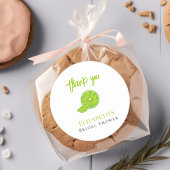 メインスクイーズ グリーン ライム ブライダルシャワー サンクス ラウンドシール