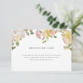 メインスクイーズ | シトラス | ピンク フローラル エンクロージャーカード (スタンド正面)
