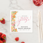 メインスクイーズ シトラス ブライダルシャワー スタンダードカクテルナプキン (インサイチュ)