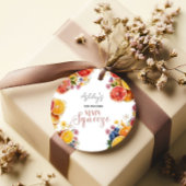 メインスクイーズ シトラス ブライダルシャワー フェイバータグ