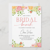 "メインスクイーズ"ブライダルシャワー – シトラスレモンパーティー 招待状 (正面)