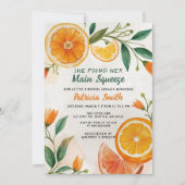 メインスクイーズ メディテレーニアンレモン ブライダルシャワー 招待状 (正面)