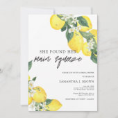 メインスクイーズ モダン サマー ブライダルシャワー 招待状 (正面)