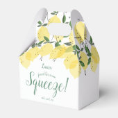 メインスクイーズ レモンの ブライダルシャワー フェイバーボックス (正面サイド)