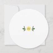 メインスクイーズ レモンファン ブライズシャワー 招待状 (裏面)