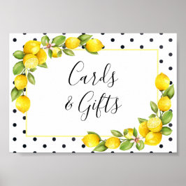 メインスクイーズ レモン カードとギフト サイン