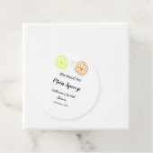 メインスクイーズ レモン シトラス ウェディングシャワー 名前を追加 フェイバータグ (インサイチュ)