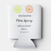 メインスクイーズ レモン シトラス ウェディングシャワー 名前を追加 缶クーラー (裏面)