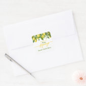 メインスクイーズ レモン テーマ ウェディング ブライズ シャワー スクエアシール (封筒)