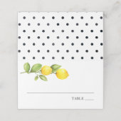 メインスクイーズ レモン ネームプレースカード プレイスカード (外部開封)